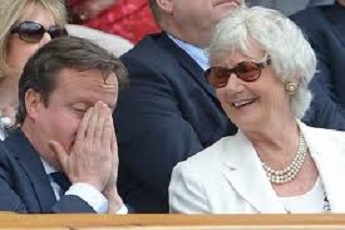 david cameron's mother