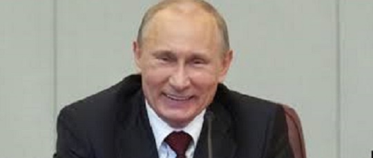 putin smiling