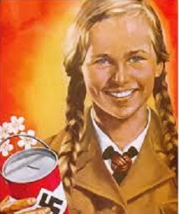 blonde hair blue eyes